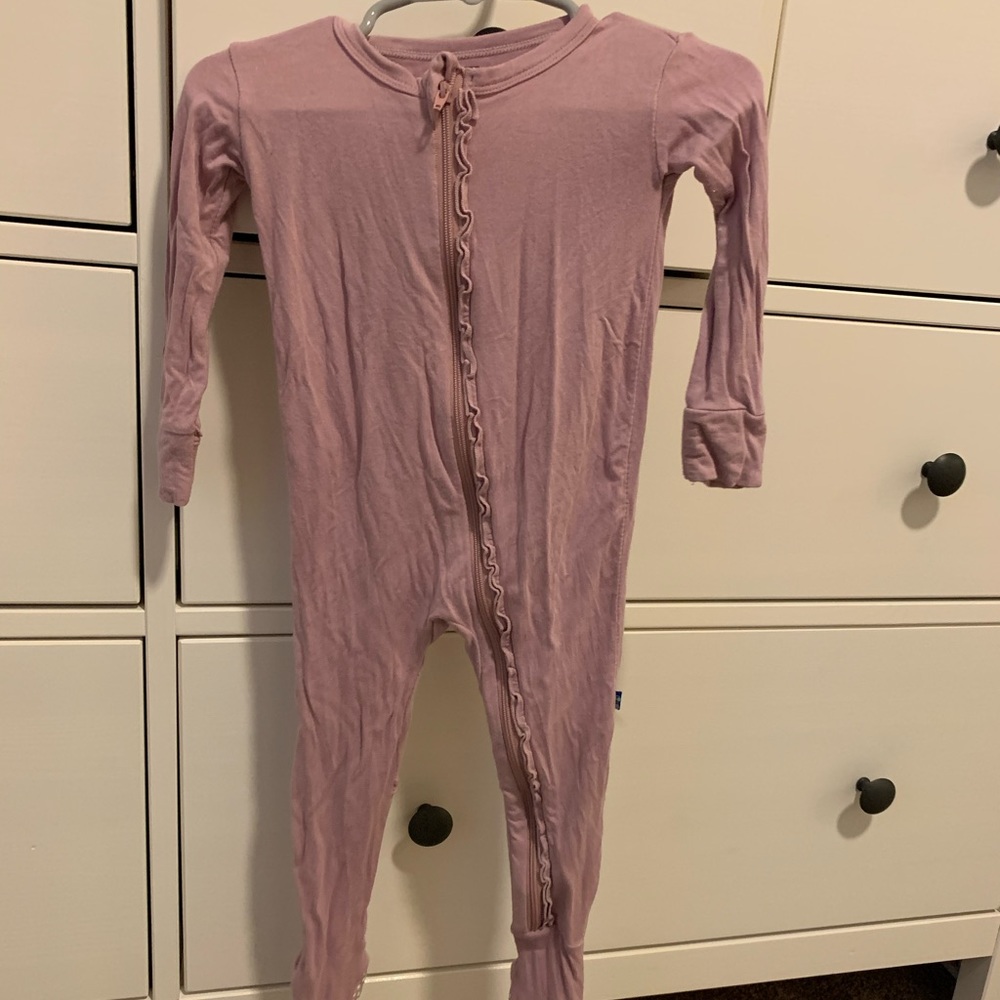 Kickee Pants ruffle sleeper